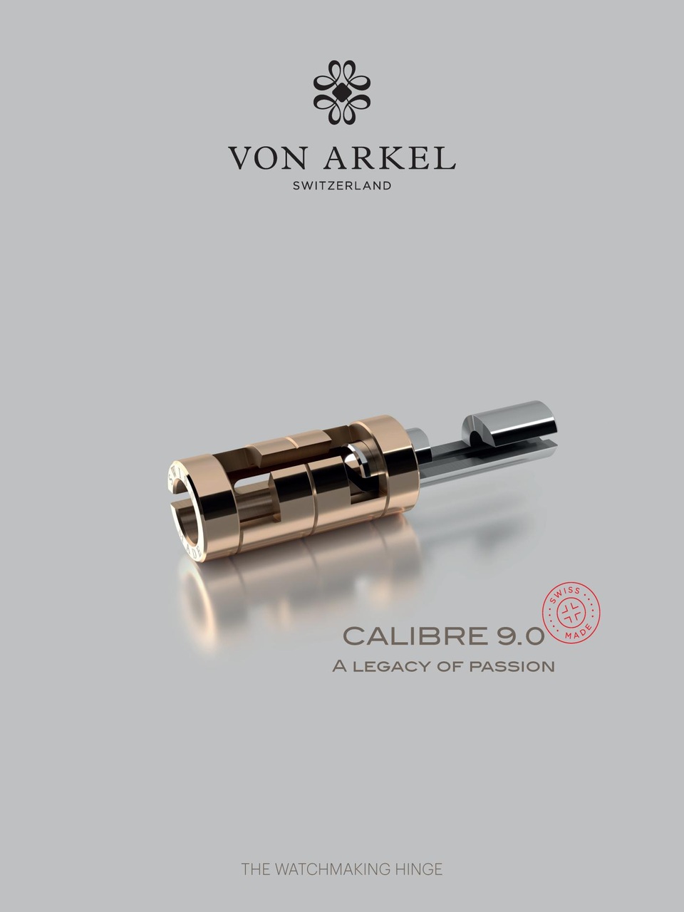 Bản lề chính là điểm then chốt của một chiếc kính tốt. Chế độ bảo hành trọn đời là lời khẳng định chất lượng hàng đầu của bản lề cũng như kính Von Arkel. Hình ảnh được phóng to của bản lề thể hiện được cơ cấu phức tạp của bản lề mang tiêu chuẩn “ Swiss Made”.