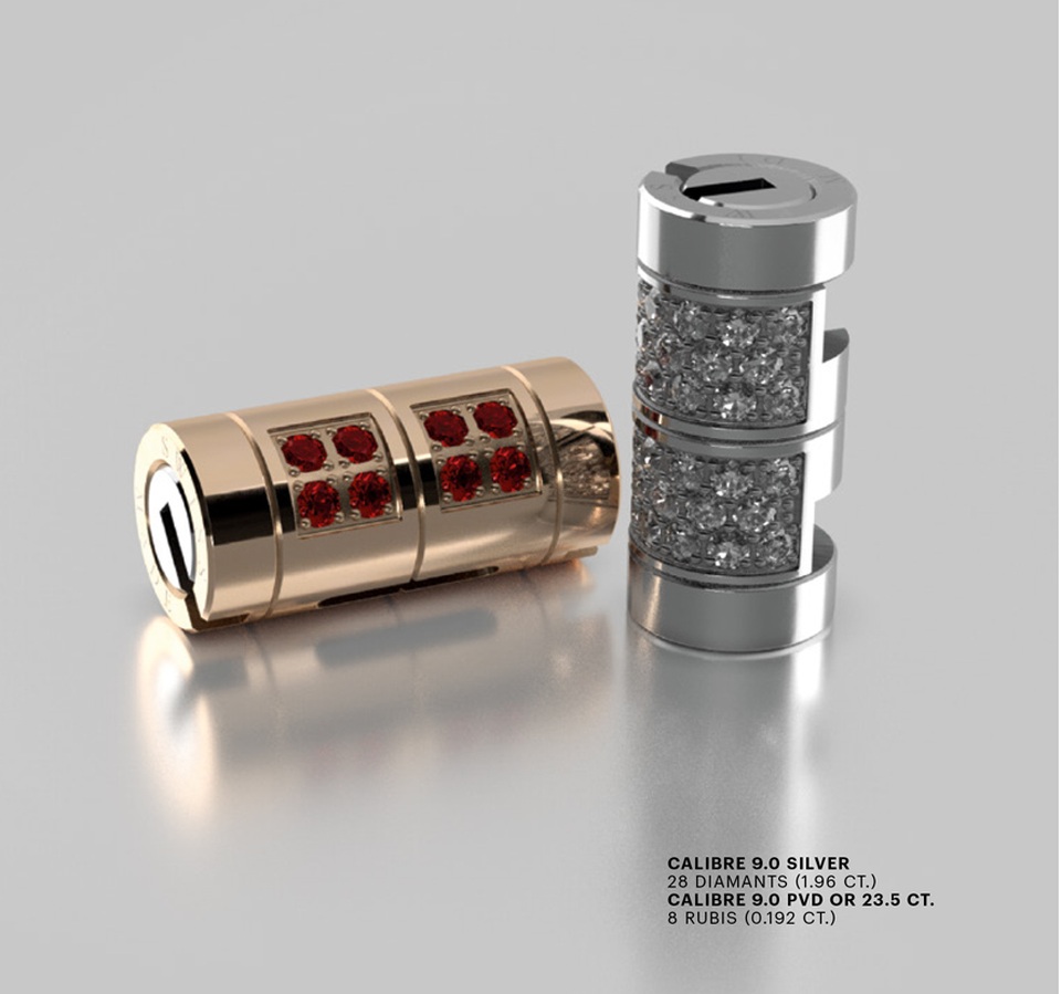 Đồng hồ cao cấp được gắn đá quý cũng trở thành nguồn cảm hứng để hãng cho ra đời bản lề gắn kim cương và ru – by. Có độ phức tạp tương đương với chi tiết đồng hồ, bản lề của Von Arkel được hoàn thiện bởi những người thợ lành nghề từ đơn vị chuyên chế tác máy đồng hồ cao cấp được những “ ông lớn” trong ngành như Audemars Piguet, Girard Perregaux tin tưởng.​