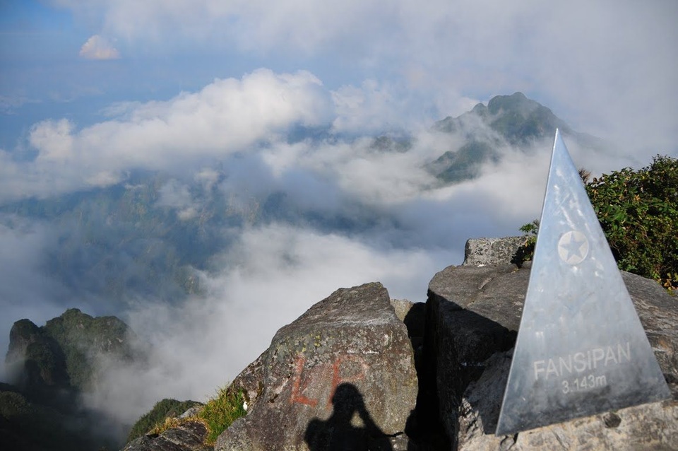 Đỉnh Fansipan – nóc nhà Đông Dương. (Ảnh: sapalaocai)