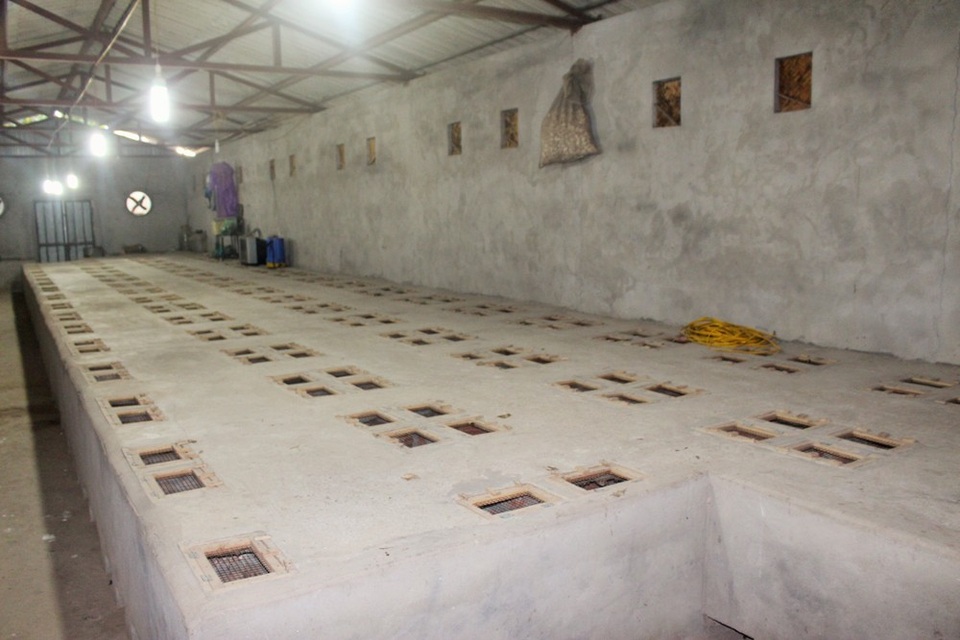 Nuôi rắn rất nhàn, 2 - 3 ngày mới cần cho ăn một bữa, còn mùa đông rắn hầu như không ăn gì. Thức ăn của chúng chủ yếu là cóc, gà, vịt, ngan. Một con rắn nuôi từ lúc ấp trứng đến khi có trọng lượng khoảng 3kg mất 3-4 năm.