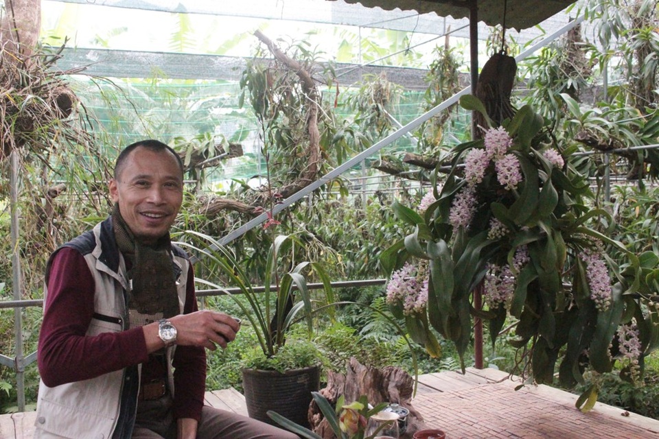 Năm 1976, khi theo chân người họ hàng đến công trường của nhà máy xi măng Hoàng Thành, anh Tuấn Anh vô tình bắt gặp một giò lan nằm lăn lóc, lẫn trong đất cát. Tò mò, anh đem về trồng thử thì chẳng bao lâu sau, lan bắt đầu nở hoa rất đẹp. Mọi người đến chiêm ngưỡng hoa, ai cũng khen anh khéo léo và mát tay. “Mối nhân duyên giữa tôi và hoa lan cũng chính thức bắt đầu từ đó”, anh Tuấn Anh cho biết.