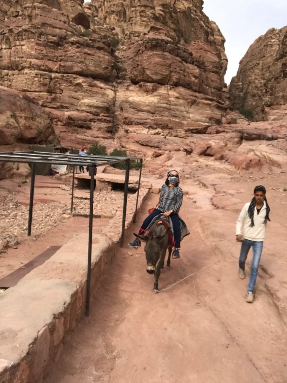Jordan – đất nước của những kiệt tác kiến trúc hàng ngàn năm tuổi - 10 Muốn vào xa hơn trong phạm vi thành Petra phải đi lừa, ngựa hay lạc đà