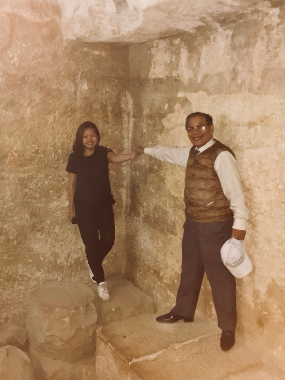 Bên trong lòng kim tự tháp ở Giza