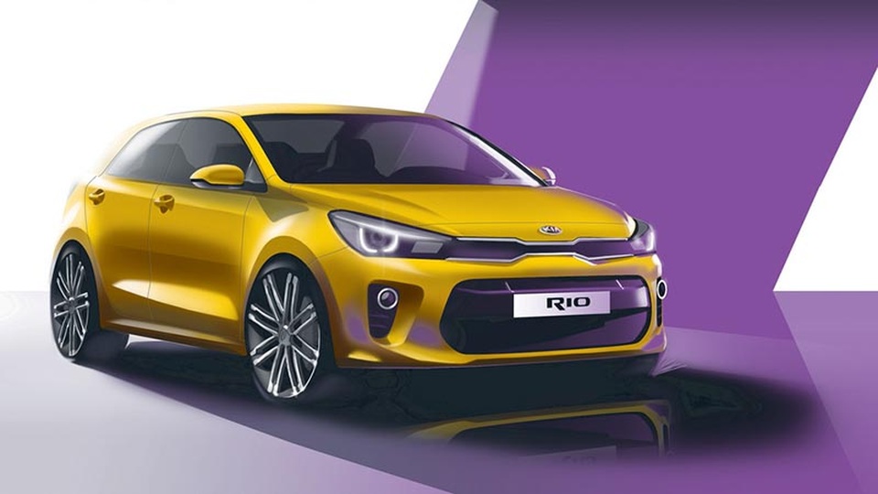 KIA hé lộ Rio hoàn toàn mới - 1
Phác thảo mẫu Rio thế hệ thứ tư của KIA