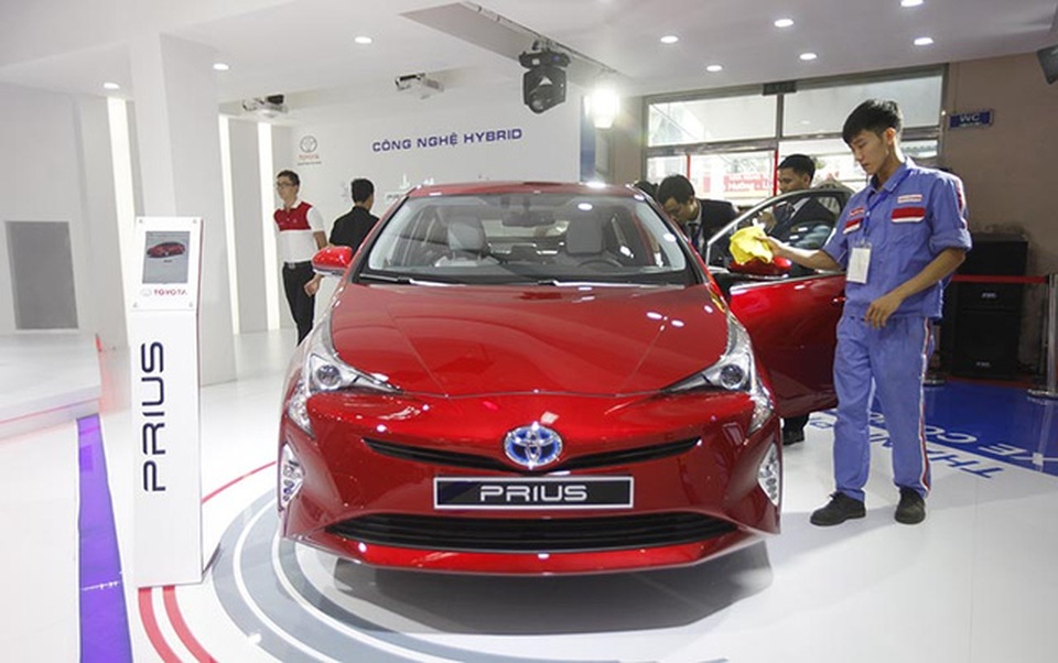 Toyota Prius tại VMS 2016 tổ chức ở Hà Nội