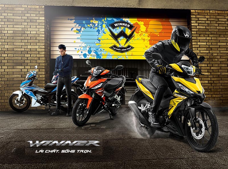 Honda nâng cấp mẫu xe côn tay Winner 150 - 1 Honda nâng cấp mẫu xe côn tay Winner 150 - 1