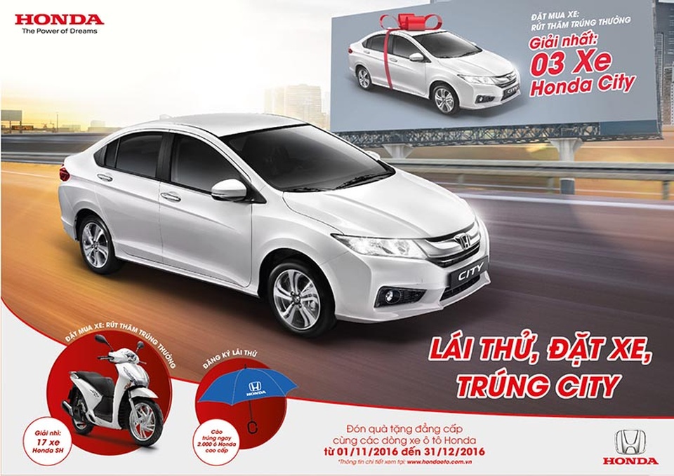 Honda Việt Nam tổ chức chương trình “Lái thử, trúng thật” - 1 Honda Việt Nam tổ chức chương trình “Lái thử, trúng thật” - 1