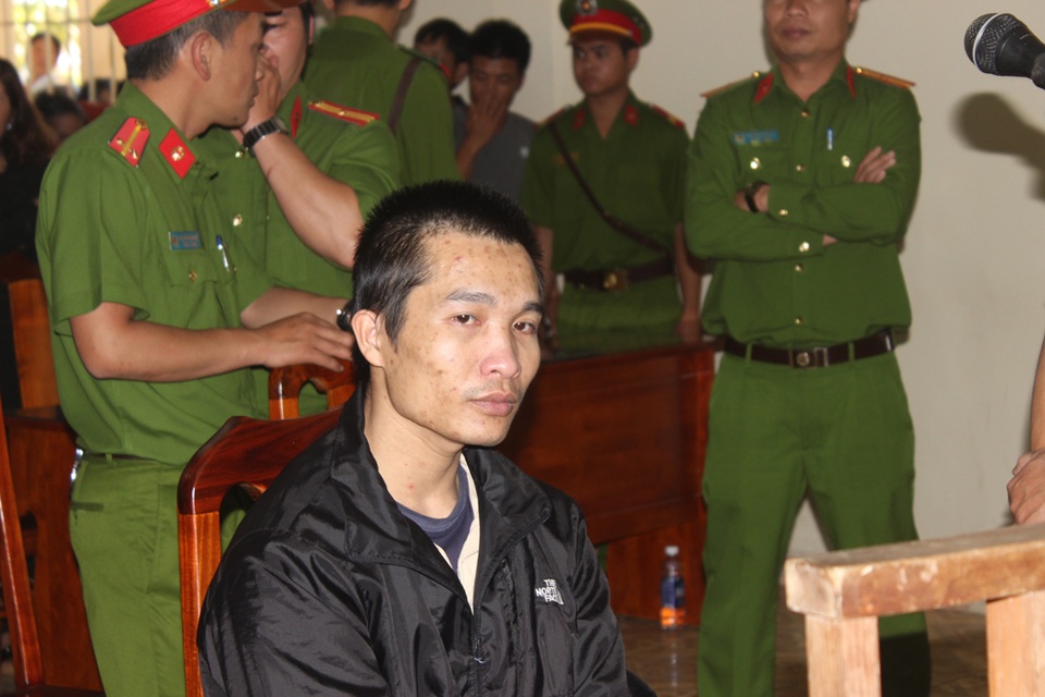 Tại phiên tòa đối tượng Kiều Quốc Huy có biểu hiện tâm lý không ổn định