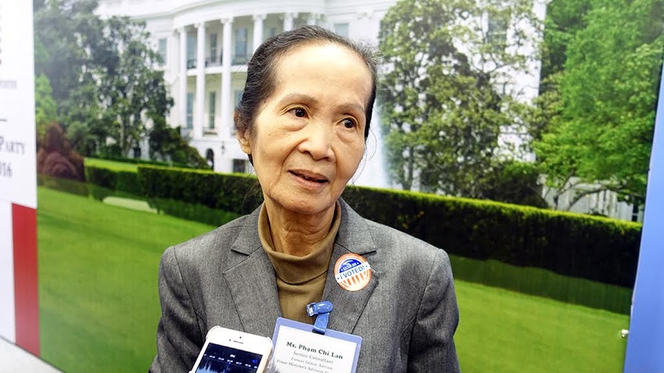 Ẩn số bộ máy điều hành của chính quyền Tổng thống đắc cử Donald Trump - 2
Chuyên gia kinh tế Phạm Chi Lan (Ảnh: Mạnh Thắng)