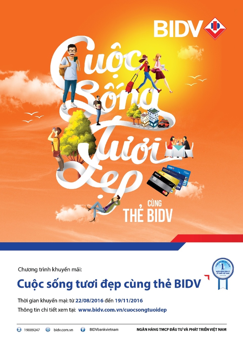 Cuộc sống tươi đẹp cùng thẻ BIDV - 1 Cuộc sống tươi đẹp cùng thẻ BIDV - 1