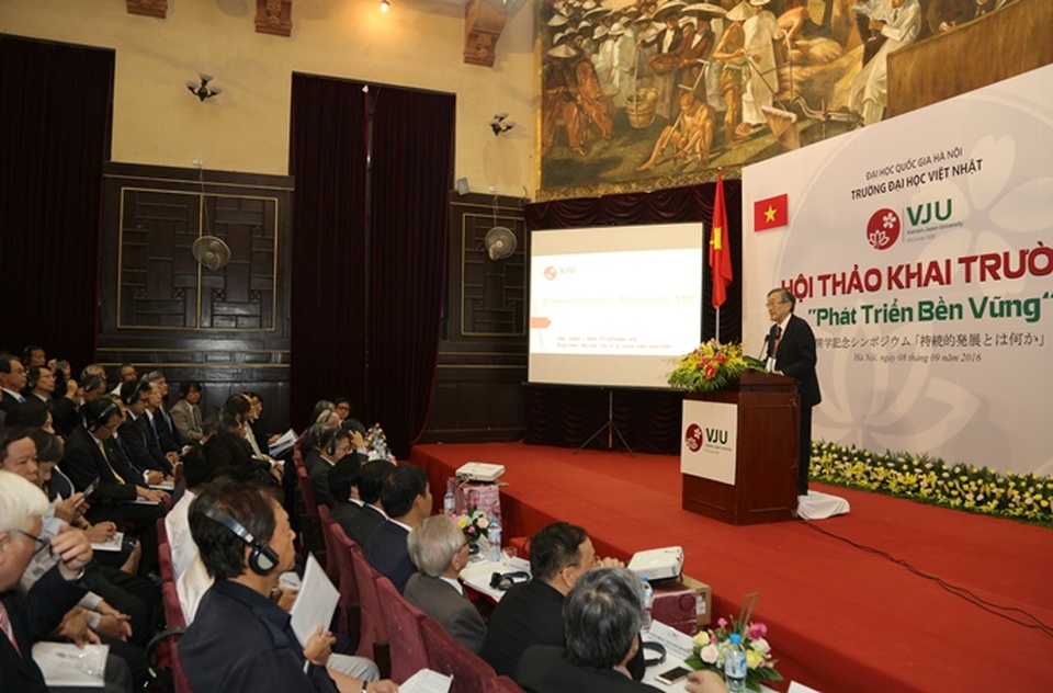 Diễn giả hàng đầu Nhật Bản nói về “phát triển bền vững” trong quan hệ giáo dục - 2 Diễn giả hàng đầu Nhật Bản nói về “phát triển bền vững” trong quan hệ giáo dục - 2