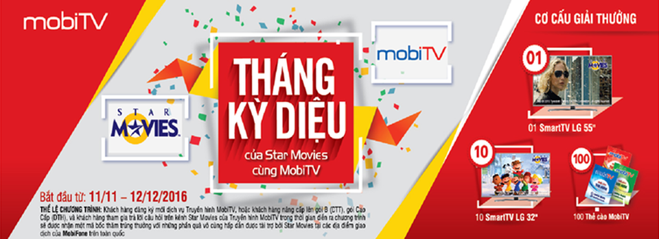 Số lượng khách hàng đăng ký MobiTV tăng nhanh - 1
Nhiều phần quà hấp dẫn dành cho khách hàng của mobiTV