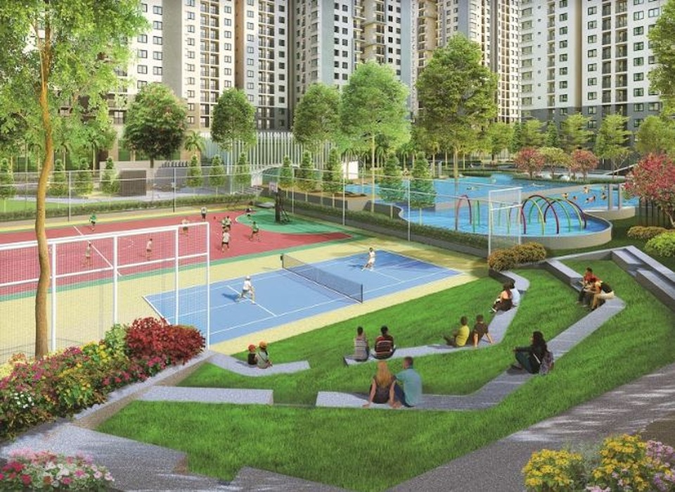 Bất động sản ngày cận Tết vẫn chộn rộn - 4 Tuy là căn hộ tầm trung, nhưng Saigon South Residences được thiết kế không khác khu căn hộ cao cấp khi tích hợp đến 69 tiện ích và dịch vụ