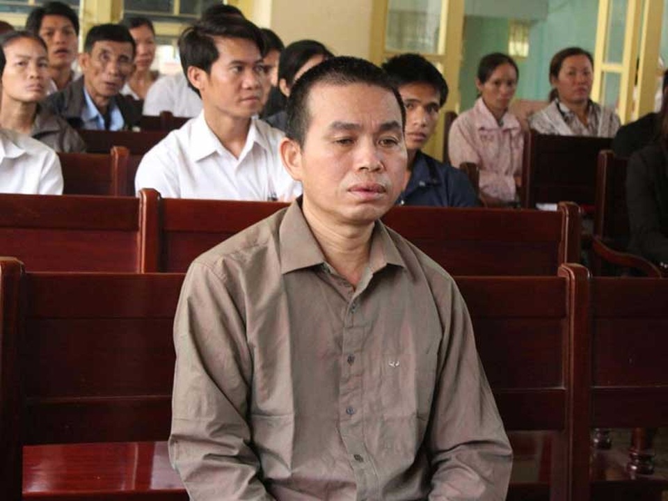 Tử tù kêu oan, được tòa Tối cao hủy án - 1 Bị cáo Vi Văn Phượng tại phiên tòa sơ thẩm. Ảnh: vksbacgiang.gov.vn