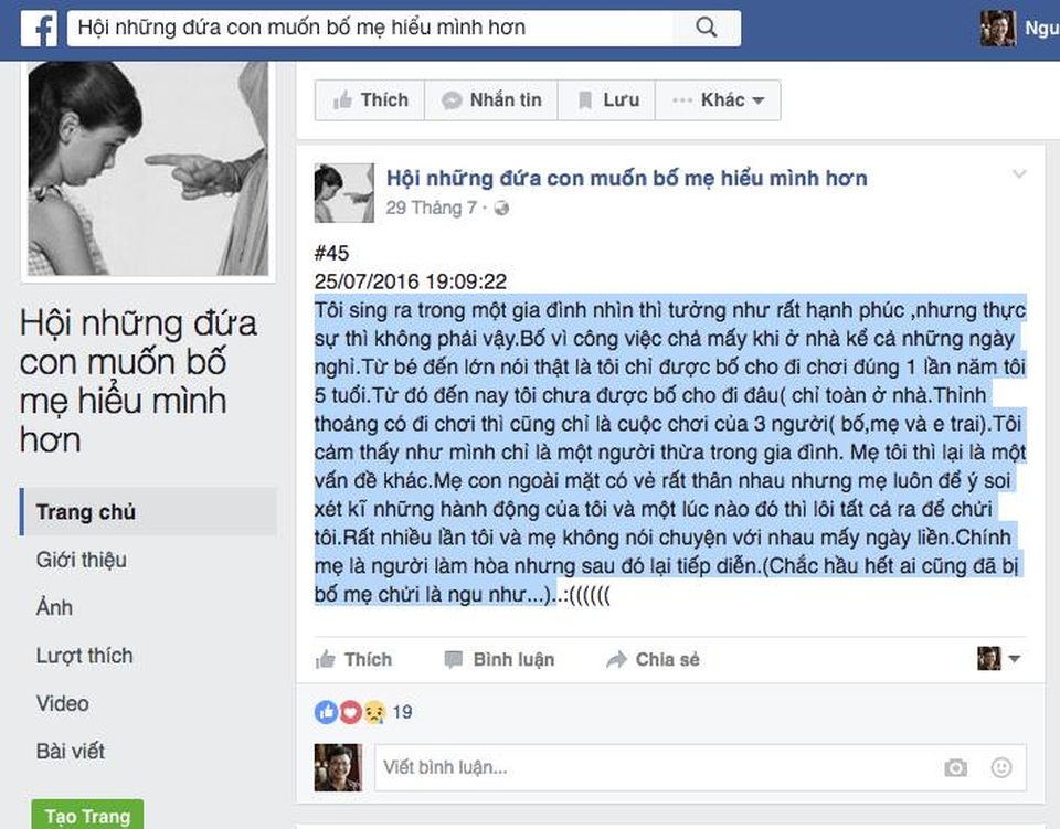 Rớt nước mắt “đọc trộm” Hội những đứa con muốn bố mẹ hiểu mình hơn - 1