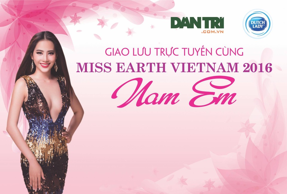Nam Em ủng hộ chiến thắng của tân Hoa hậu Trái đất - 2 Nam Em ủng hộ chiến thắng của tân Hoa hậu Trái đất - 2