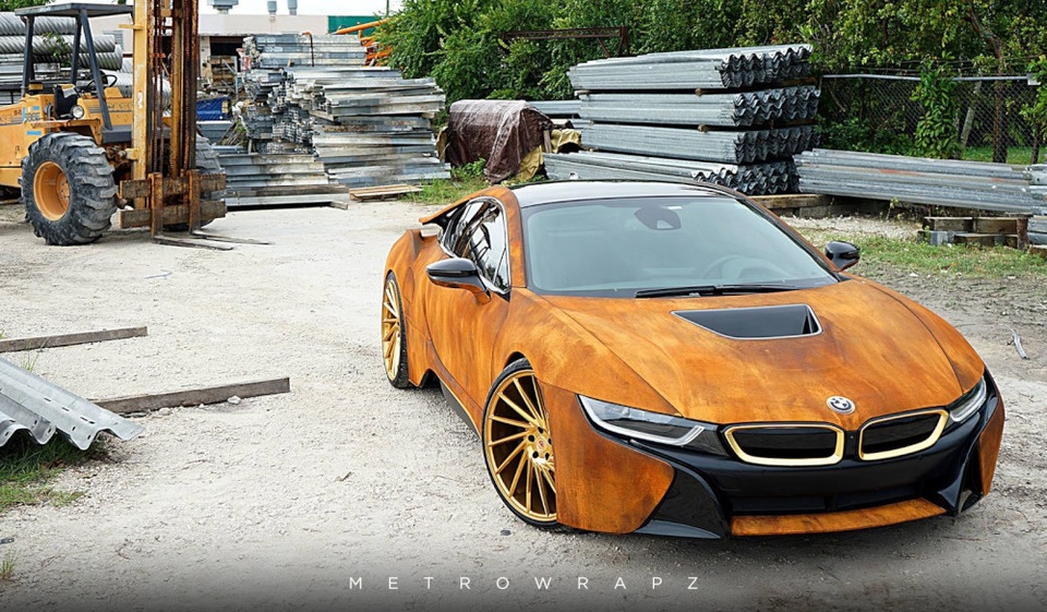 Một chiếc BMW i8 độ màu lạ - 7 Một chiếc BMW i8 độ màu lạ - 7