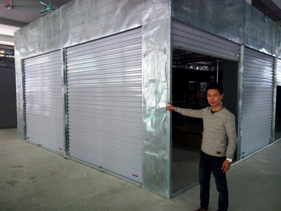 Chợ Bầu đang "hồi sinh", sau 1 năm bị "bà hoả" ghé thăm... - 7 Các ki-ốt trong chợ được thiết kế thoáng đãng và bằng các chất liệu khó bắt lửa