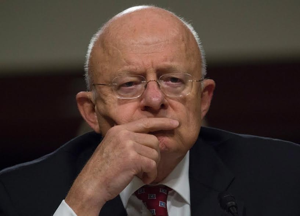 Tình báo Mỹ: Nga có thể bắn hạ máy bay Mỹ ở Syria - 1
Giám đốc Cơ quan Tình báo Quốc gia Mỹ James Clapper (Ảnh: Stripes)