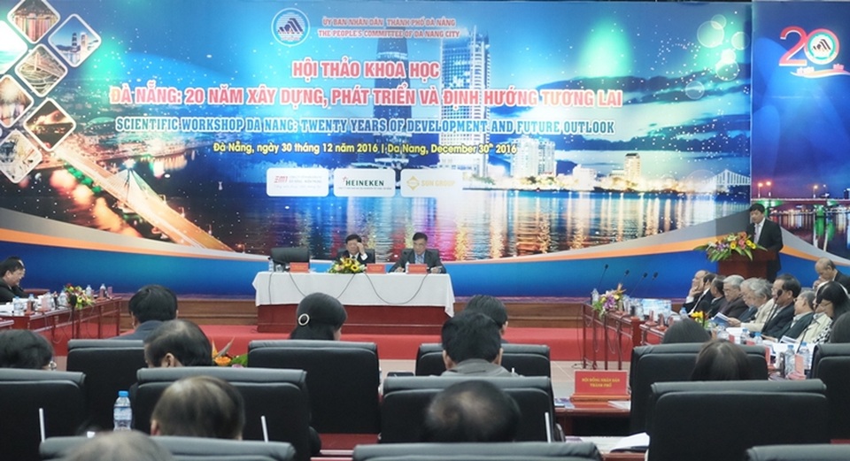Xác lập vị thế thành phố trẻ, năng động cho Đà Nẵng sau 20 năm "về" trung ương - 1 Hội thảo Đà Nẵng - 20 năm xây dựng, phát triển và định hướng tương lai vừa diễn ra chiều 30/12