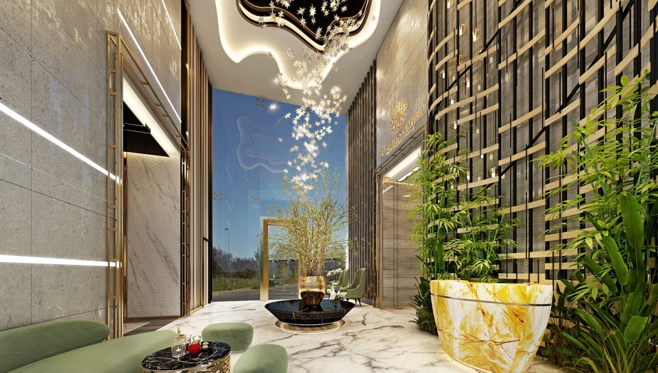 
Sảnh đón sang trọng tại The Western Capital
