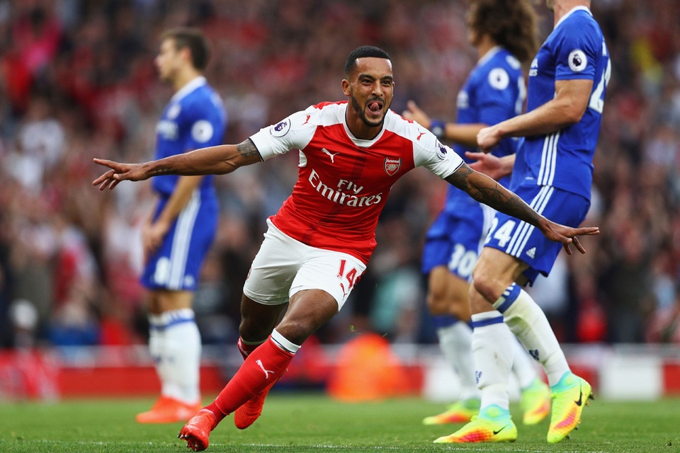 
Walcott đang thăng hoa cùng Arsenal

