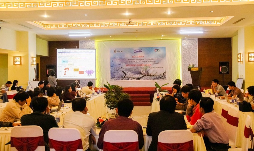 Hội thảo đã đề cập đến nhiều mô hình, chính sách thiết thực trong công tác quản lý rủi ro thiên tai và biến đổi khí hậu