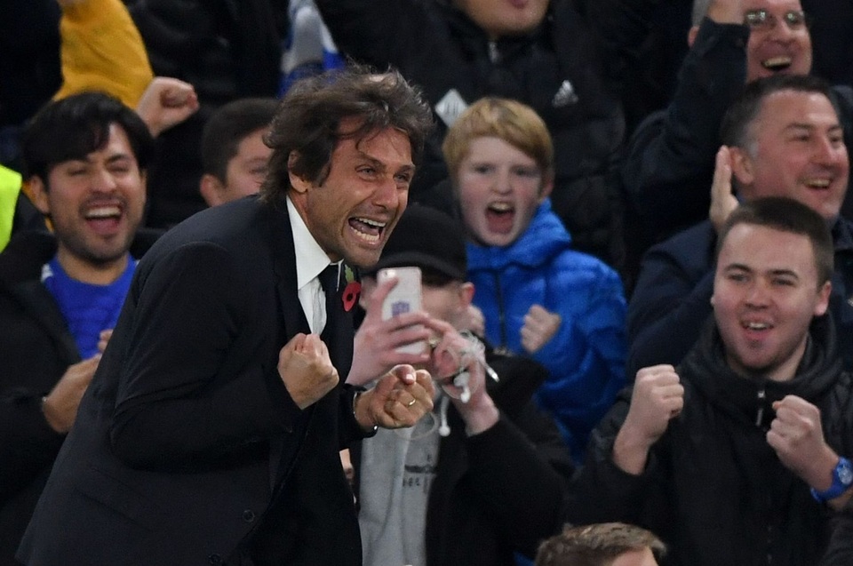 
Niềm vui sướng của Conte khi các học trò đại thắng
