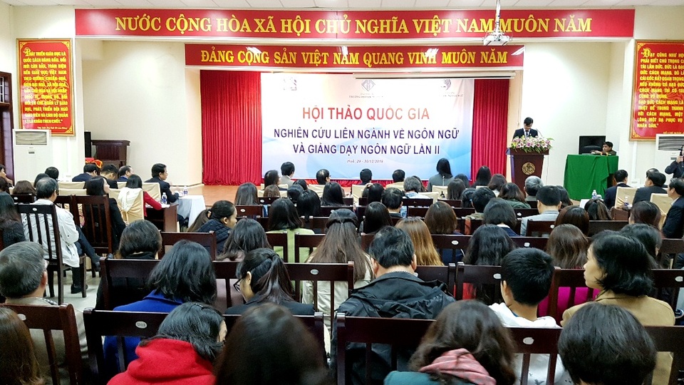 Tầm quan trọng ứng dụng nghiên cứu liên ngành về ngôn ngữ - 1 Hội thảo Quốc gia Nghiên cứu Liên ngành về Ngôn ngữ và Giảng dạy Ngôn ngữ lần 2
