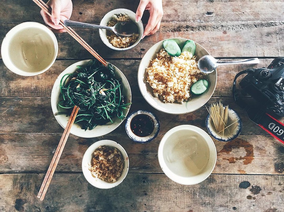 Khung cảnh nên thơ và bữa cơm đậm chất “nhà” ở Nông trại 5Ku Farm.