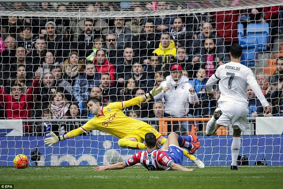 
C.Ronaldo luôn có duyên ghi bàn khi gặp Gijon
