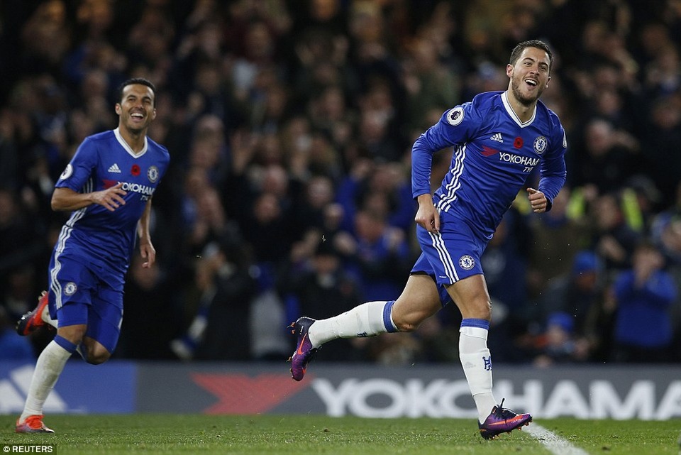 
Hazard có được phong độ xuất sắc khi thi đấu với Everton
