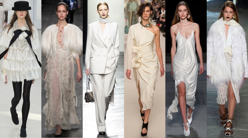 Mặc gì trong mùa đông này? - 3
Màu trắng ngập tràn sàn catwalk...