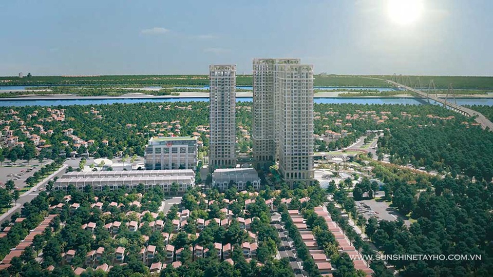 BĐS Trueland phân phối chính thức dự án “kim cương” Sunshine Riverside - 1
Phối cảnh dự án Sunshine Riverside