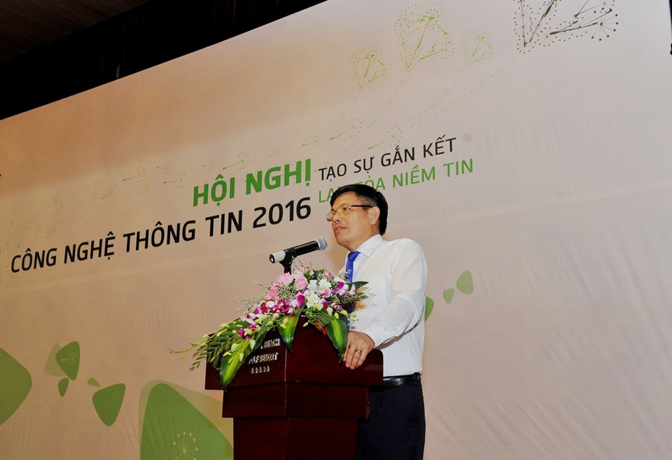 Vietcombank tổ chức thành công Hội nghị Công nghệ thông tin năm 2016 - 1
Ông Đào Minh Tuấn - Phó Tổng giám đốc Vietcombank phát biểu kết luận chỉ đạo Hội nghị