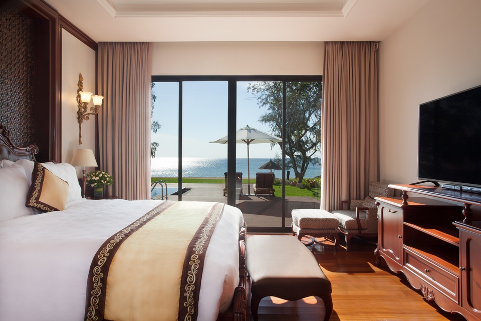 
Hệ thống phòng Villas với tầm nhìn hướng biển mang du khách đến gần hơn với thiên nhiên
