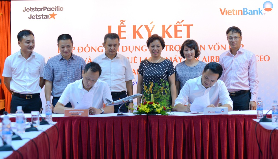 Jetstar Pacific và Vietinbank ký Hợp đồng tài trợ vốn mua máy bay - 1 Jetstar Pacific và Vietinbank ký Hợp đồng tài trợ vốn mua máy bay - 1