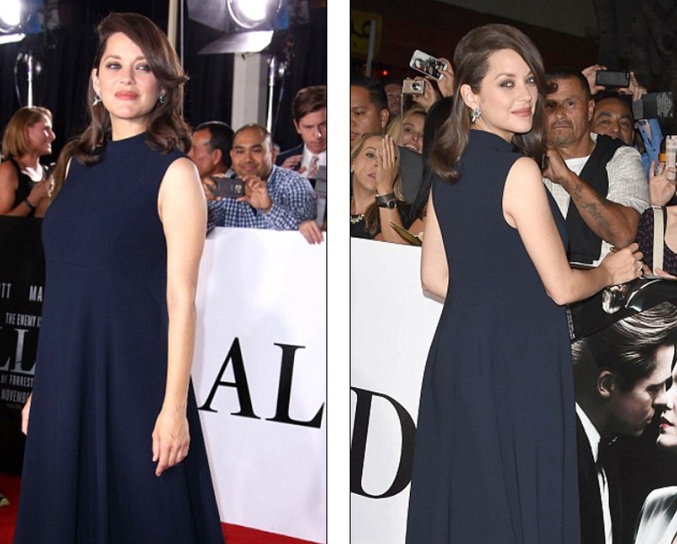 
Ngôi sao người Pháp từng giành giải Oscar Marion Cotillard bế bụng bầu dự sự kiện. Cô không hề gặp lúng túng khi sánh đôi bạn diễn điển trai sau những lời đồn chết người.
