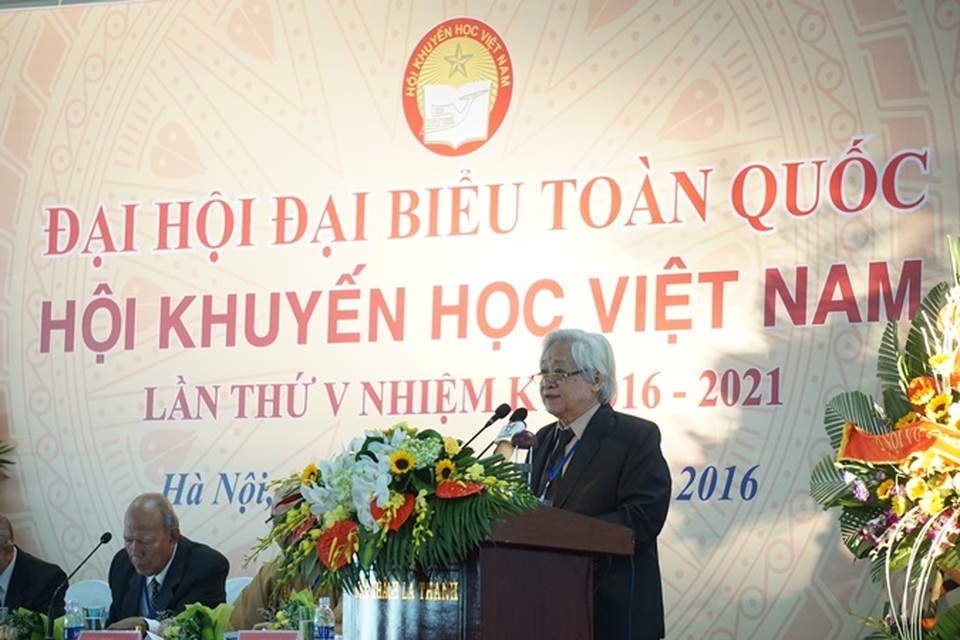 Đại hội đại biểu toàn quốc Hội Khuyến học Việt Nam lần thứ V - 6
GS.TS Phạm Tất Dong, Tổng thư ký, Phó Chủ tịch Hội Khuyến học Việt Nam (Ảnh: Hữu Nghị)