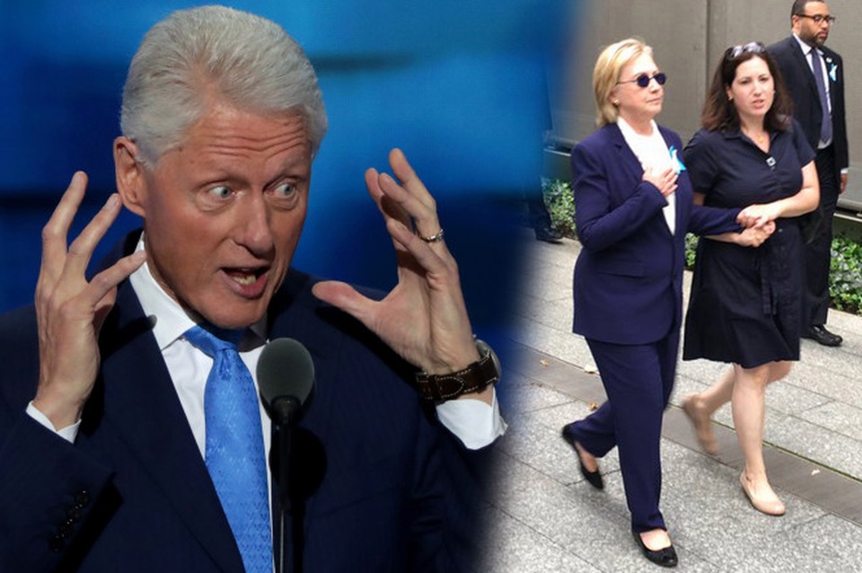 Ông Bill Clinton buột miệng tiết lộ bệnh tình của vợ - 1
Cựu Tổng thống Mỹ Bill Clinton đã lỡ miệng nói rằng bà Clinton thường xuyên có biểu hiện tương tự như hôm 11/9 khi bà choáng váng và gần như ngã quỵ khi dự lễ tưởng niệm. (Ảnh: Getty)