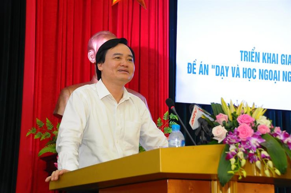 Bộ trưởng Phùng Xuân Nhạ: Phải tạo ra xu thế toàn xã hội học ngoại ngữ - 2
Bộ trưởng Bộ GD&ĐT Phùng Xuân Nhạ
