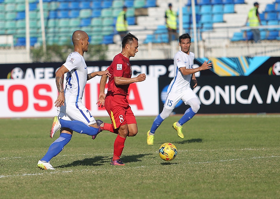 Việt Nam 1-0 Malaysia: Trọng Hoàng tỏa sáng - 2
Trọng Hoàng mở tỷ số 1-0 cho đội tuyển Việt Nam ở phút 80
