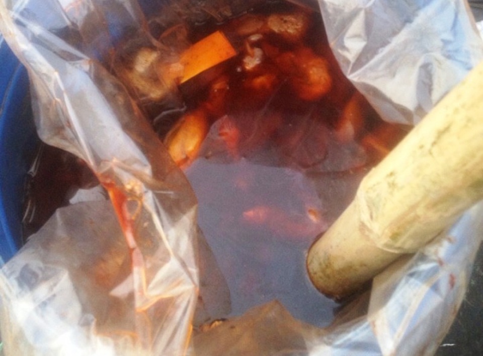 
Chất thải lỏng có màu vàng
