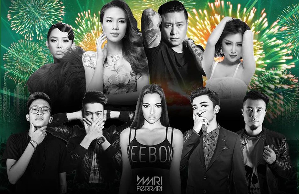 Hàng loạt sao Việt chung sân khấu Hà Nội để đếm ngược đón 2017 - 1