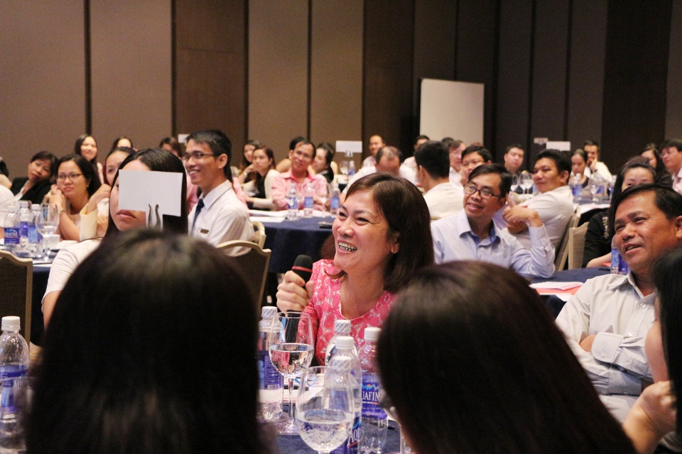 
Lãnh đạo các doanh nghiệp xuất nhập khẩu tích cực trao đổi tại hội thảo
