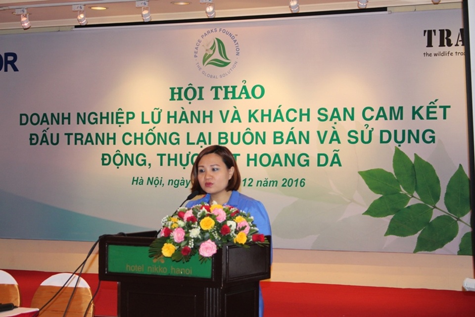 Ngành du lịch Việt Nam đấu tranh chống buôn bán, sử dụng động vật hoang dã - 3 Ngành du lịch Việt Nam đấu tranh chống buôn bán, sử dụng động vật hoang dã - 3