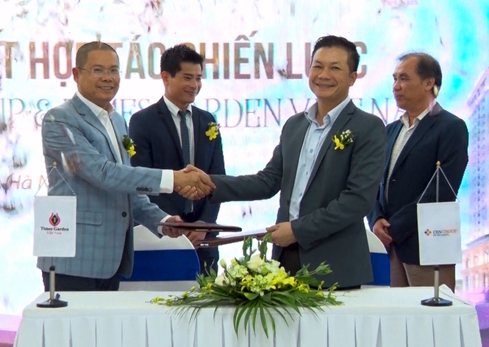 CENGROUP và TIMES GARDEN Việt Nam ký kết hợp tác chiến lược - 2 TIMES GARDEN VIỆT NAM và CENGROUP ký kết hợp tác chiến lược toàn diện.