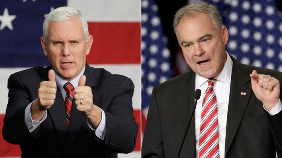 "Phó tướng" của Clinton ví ông Trump như "gã khùng" - 13
Ứng viên phó tổng thống Cộng hòa Mike Pence (trái) và ứng viên Dân chủ Tim Kaine. (Ảnh: Getty)