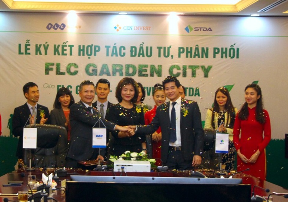 FLC GROUP, CENINVEST & STDA kí kết hợp tác đầu tư phân phối FLC Garden City - 1