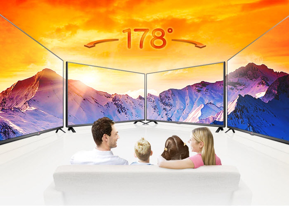 Vì sao khi mua TV, bạn nên chọn TV có tấm nền IPS - 4
Ngoài ra màn hình IPS còn cung cấp góc nhìn lên tới 178 độ so với phương ngang.